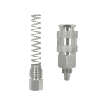 OPT-720SPS Соединение быстросъемное пневматическое с пружинкой, резьба 1/4"