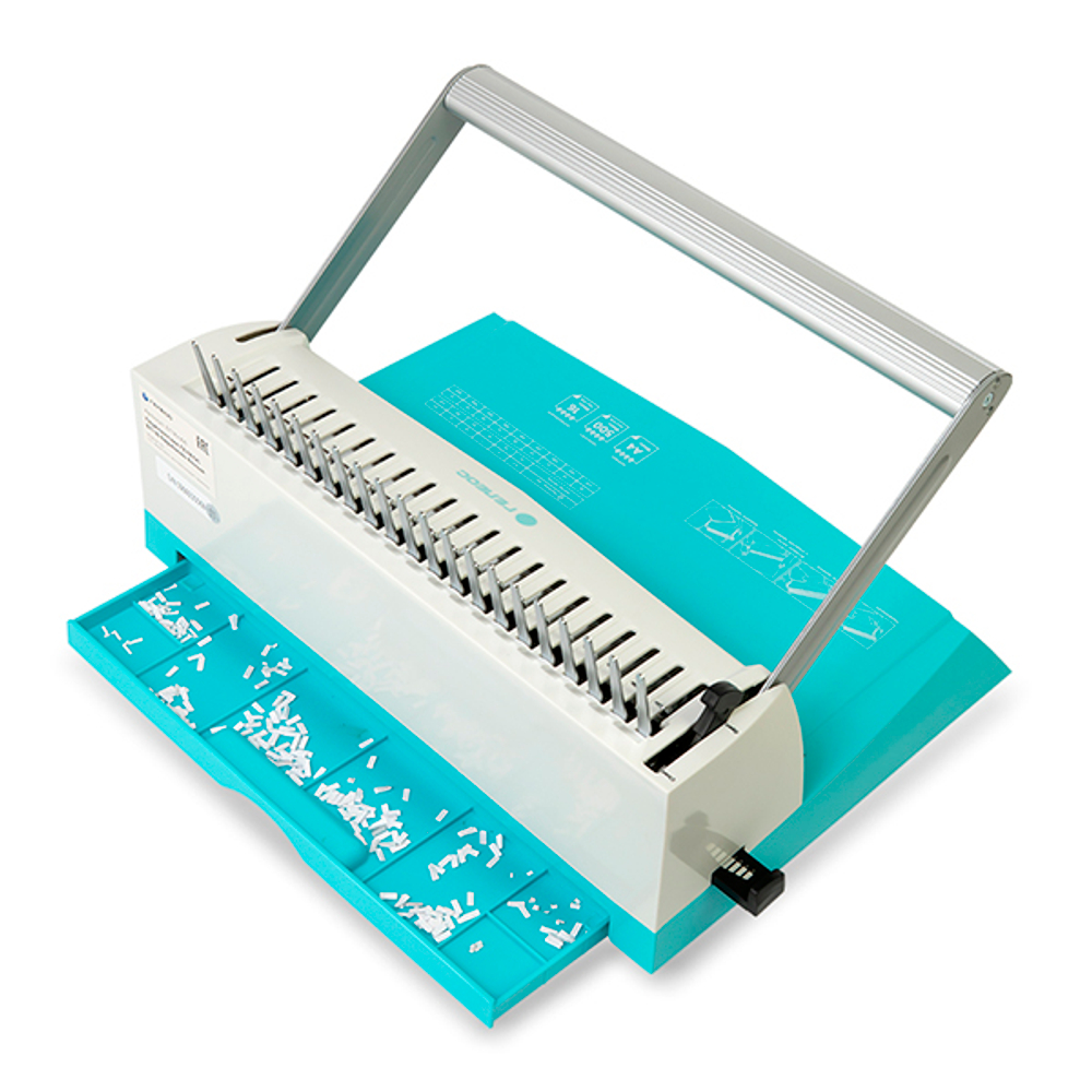 Переплетчик ГЕЛЕОС БП-16 бирюзово-белый от производителя