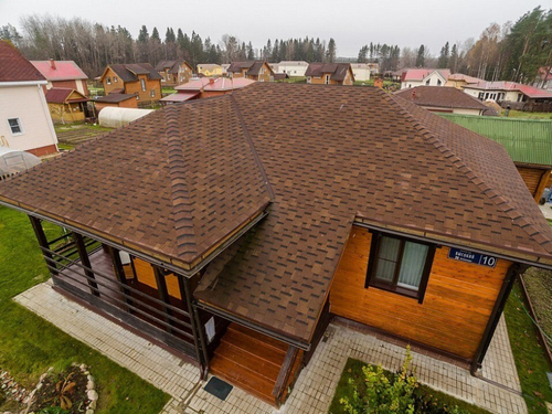 Гибкая черепица ТехноНиколь Shinglas Ультра Фокстрот Кедр, 3 м2/упак