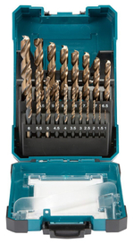 Набор свёрл по металлу 1-10 мм, M-force, 19 шт Makita D-67583