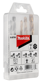 Набор сверл по дереву и металлу 1/4, 5 шт Makita D-20769