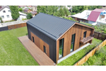 Кликфальц Pro Grand Line 0,5 Rooftop Бархат с пленкой на замках RAL 7024 мокрый асфальт