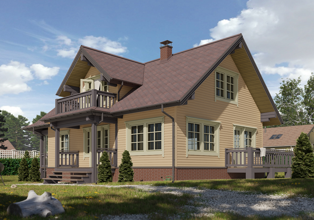 Сайдинг Premium, Корабельный брус, карамель