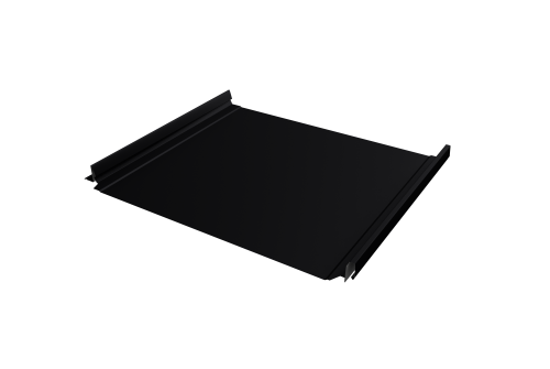 Кликфальц Pro Grand Line 0,5 GreenCoat Pural BT, matt с пленкой на замках RR 33 черный (RAL 9004 сигнальный черный)