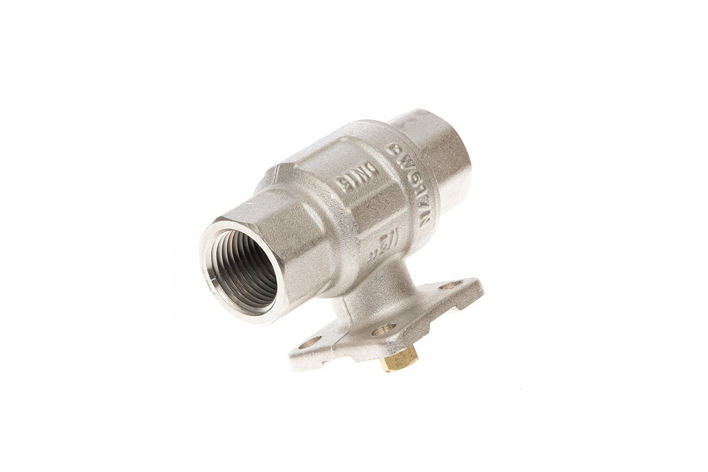 Ридан 082G5406R — Кран шаровой AMZ-112R PN40, DN15, Kvs 20, Tmax110 °C, Rp1/2, корпус CW617N, двухходовой