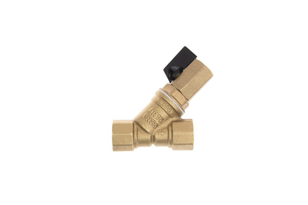 Ридан FVR-DR 065B8344R — Фильтр сетчатый со сливным краном DN32, PN25, Т от -20 °С...130 °С; материал корпуса латунь CW602N