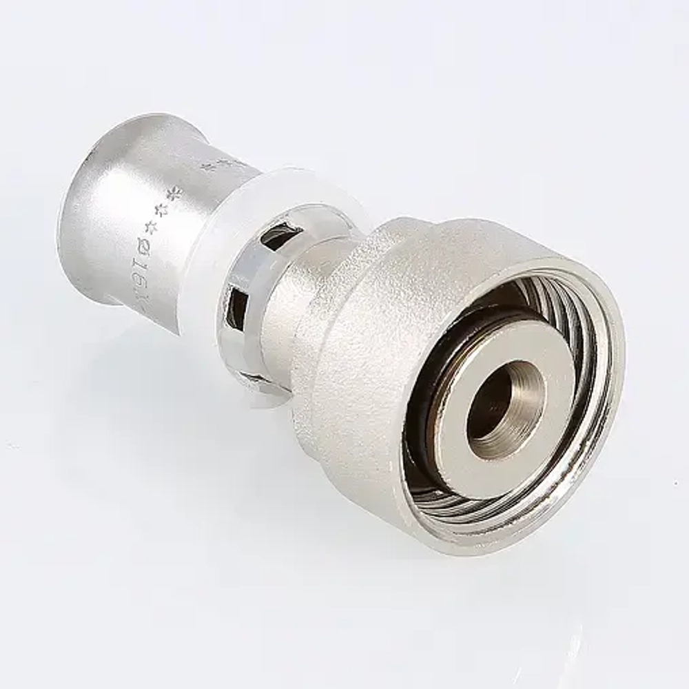 Муфта пресс с накидной гайкой 16мм x ¾"ек Valtec VTc.712.NE.1605