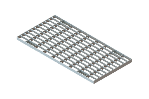 Решетка ячеистая стальная DN200 серии Drive кл. А15