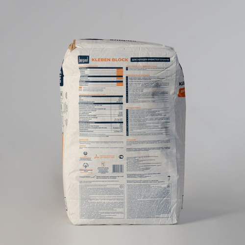 Клей для ячеистых блоков Bergauf Kleben Block морозостойкий, 25 кг