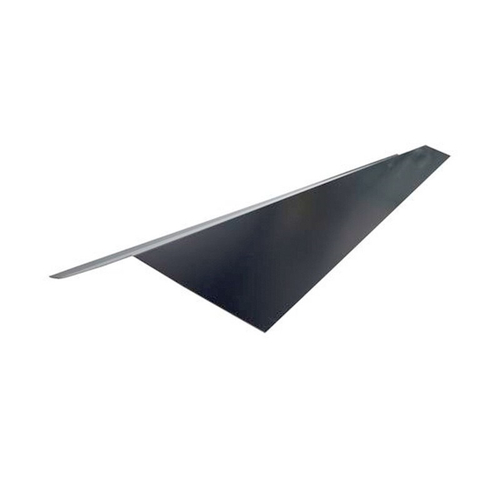 Планка карнизная полиэстер RAL 9005 черная 75х50х5 мм, 2 м, шт