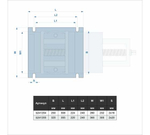 Поворотные станочные тиски с открытым винтом GRIFF серия QB 250 мм b241204