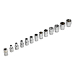 Набор торцевых головок, трещотка 120 зубьев, 1/4", CrV, 36 предметов Gross