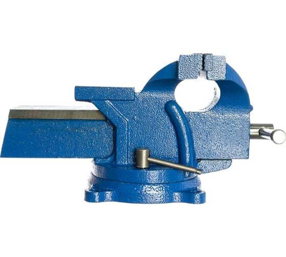 Слесарные тиски 150 мм, поворотные, стальные, с наковальней 11,5кг GRIFF g164010