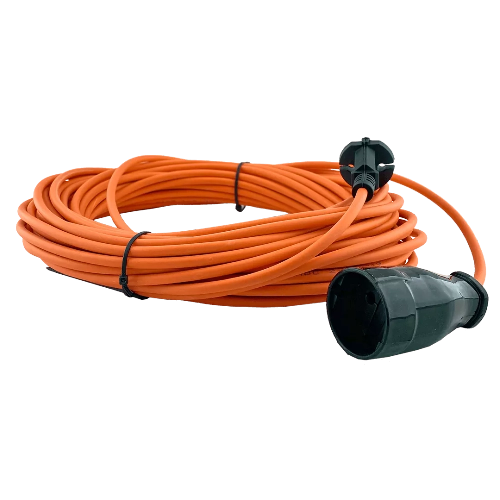 Удлинитель силовой шнур GLANZEN штепс. гнездо ПВС 2х1 10 м арт. ES-10-002