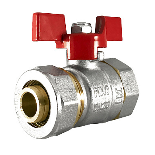 Кран шаровой STI обжимной ВР 20х¾"