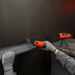 Лазерный уровень, 180 мм, 220 мм штатив, 4 глазка Matrix