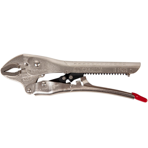 WDK-65104AUTO Зажим закругленный  автоматический с фиксатором. Струбцины сварочные.