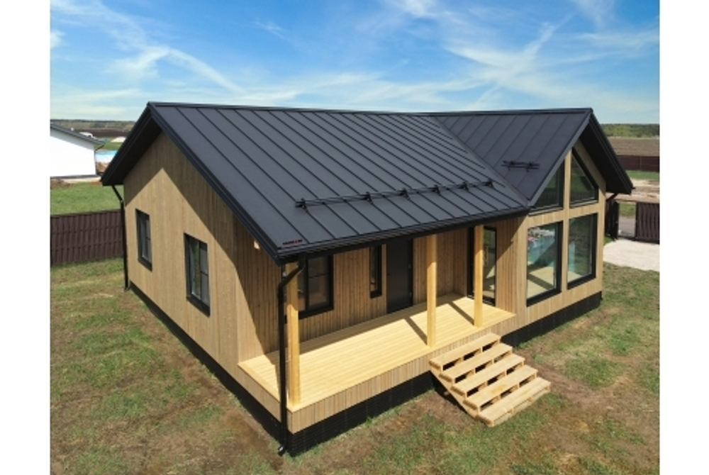 Кликфальц Grand Line 0,5 Rooftop Бархат с пленкой на замках RAL 9005 черный