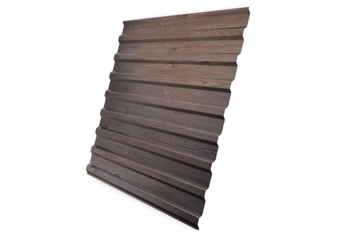 Профнастил C20B 0,45 Print Elite White Wood TwinColor