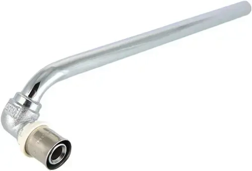 Уголок пресс радиаторный с хромированной трубкой 16мм x 15мм Valtec VTm.281.LN.001615