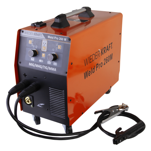 Weld Pro 260M Сварочный аппарат инверторный 260A, 220В MIG/MAG/MMA/Lift TIG с горелкой 24KD