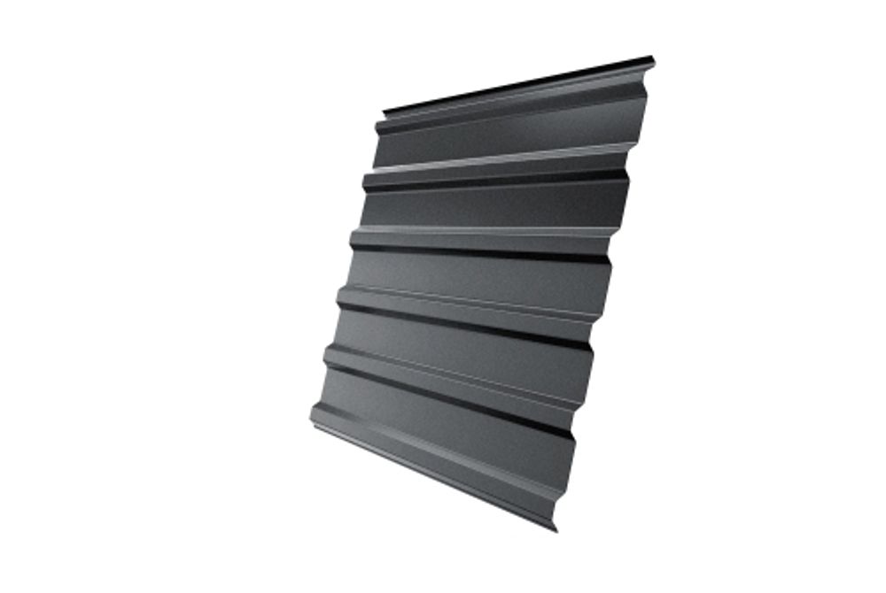 Профнастил C20R 0,45 Drap TwinColor RAL 7024 мокрый асфальт