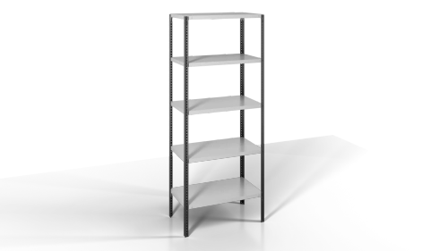 Антистатический стеллаж SPC 5М (2500х1500х500) с 5 полками