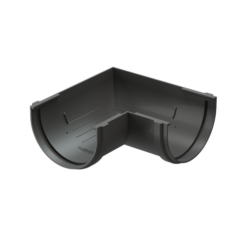 Универсальный угол желоба 90° Standard, серый