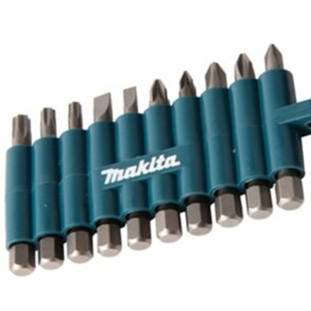 Набор насадок 50 мм, 10 шт, E-form в резиновом холдере с карабином Makita D-65028