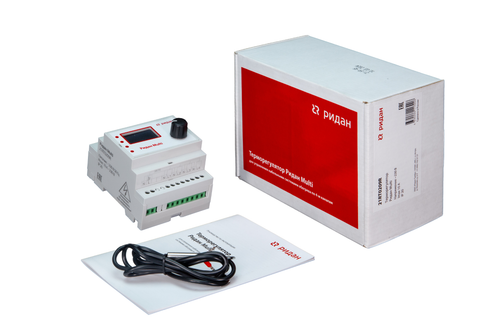 21RT0209R — Ридан Multi терморегулятор, размеры 90,2 х 71 х 70,9, класс защиты IP 20