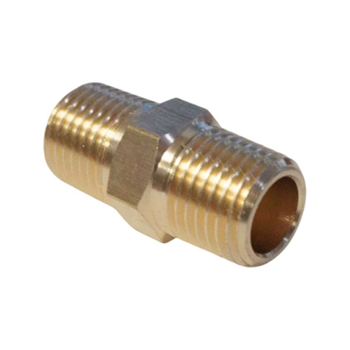 WDK-214MB Адаптер, резьба 1/4"-1/4" PT, M-M (внешняя), латунь