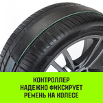 Ремень стяжной автовозный HITCH REGULAR 50мм STF 400 DaN 3000кг 3м резин. контроллер (3шт) 33мм