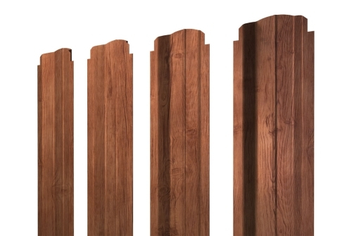 Штакетник П-образный В фигурный 0,45 Print Premium Rowan Fresh TwinColor