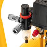 Компрессор безмасляный, малошумный DLS 1500/50, 1500 ВТ, 2x750, 50 л, 260 л/мин Denzel