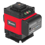 Лазерный уровень м-призм. ML 360-3 Pro SET, 30 м, акк. Li 3000 мАч, состоит из 2 частей// MTX