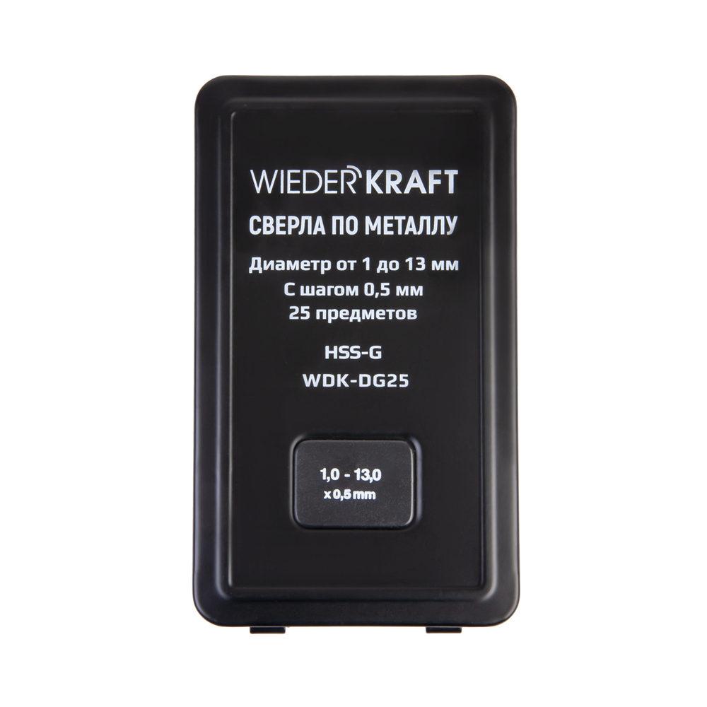 Набор сверл по металлу HSS-G 25 предметов WDK-DG25