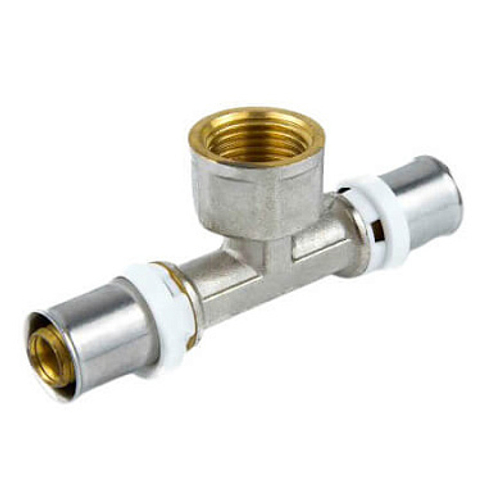 Тройник STI пресс с ВР 20х½"х20