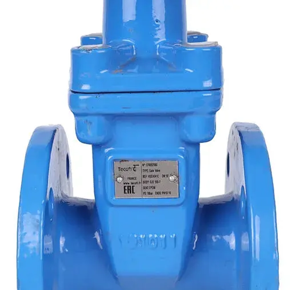 Задвижка с обрезиненным клином фланцевая Ду50 Ру16 Tecofi VOC4241C-00EP0050