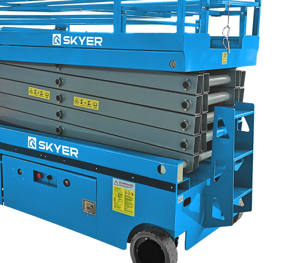 Самоходный ножничный подъемник с выдвижной платформой SKYER PL1625