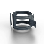 Держатель трубы (на дерево) МЕТАЛЛ ПРОФИЛЬ Foramina Freeze D100 Grey