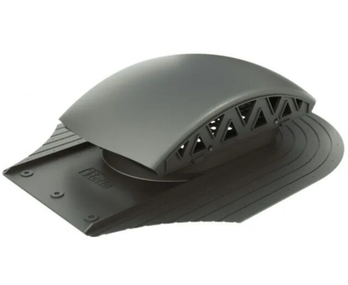 Вентилятор подкровельного пространства с универсальным проходным элементом, черепаха 460/352/145 серый графит RAL 7024