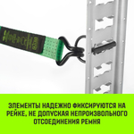 Такелажная рейка HITCH ETR3000, E-Track, L=3м, сталь