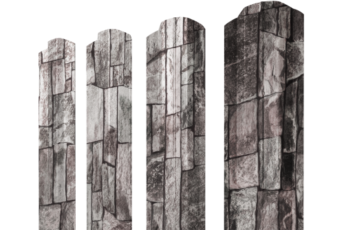 Штакетник М-образный В фигурный 0,45 Print Elite Fine Stone TwinColor