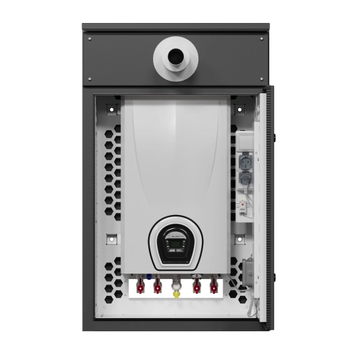 Котельная наружного размещения KRATS 24кВт 1 контурный настенный с котлом Federica Bugatti 24 VARME