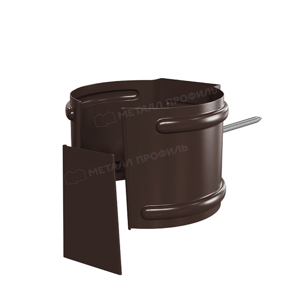 Держатель трубы (на кирпич) МЕТАЛЛ ПРОФИЛЬ Foramina PUR D100 Ral 8017