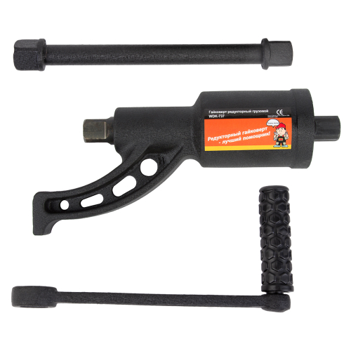 WDK-737 Гайковерт редукторный усиленный 1:68 в пластиковом кейсе, 4800 Нм