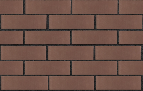 Кирпич облицовочный керамический ЛСР одинарный Тёмно-коричневый гладкий