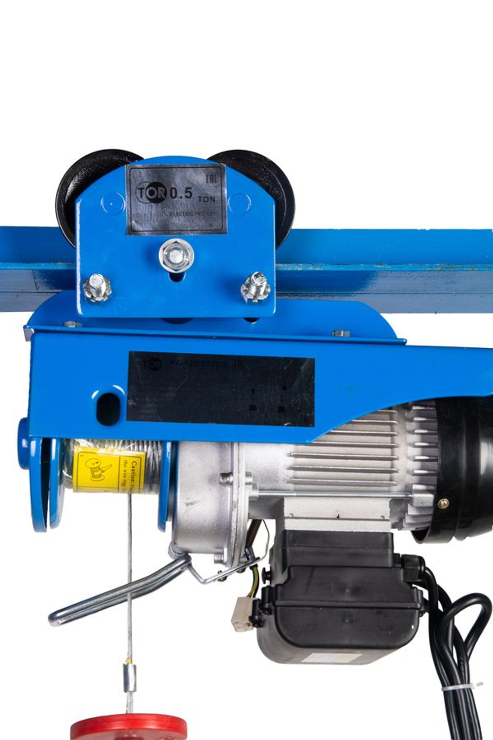 С ТЕЛЕЖКОЙ таль электрическая TOR PA 125/250 кг 12/6 м (серия N)*