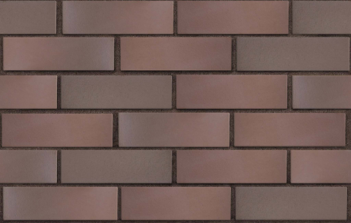 Клинкер фасадный ЛСР 0,71 НФ темно-терракотовый "Брюгге" гладкий