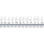 Набор фрез по дереву 6 мм, 12 шт Makita A-87921